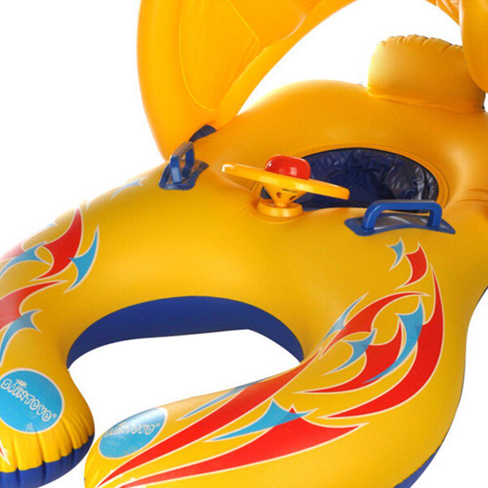 Inflatable Circle Baby Swimming Ring Double Baby Pool Accessorie Children Swimming Circle Baby Float