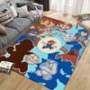Mario Home Sofa Decoration for Living Room & Bedroom, Non‑Slip Play Flannel Floor Mat for Game Room