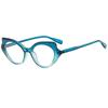 New Cat Eye Glasses for Women Fashionable Anti Blue Light Decoration Casual Eyeglass Retro Transparent Computer Eyewear