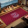 West Ham United Large Size Mouse Pad Large Gaming Table Cushion Non-slip Laptop Tablet Big Mousepad XXL Mat Mini PC Playmat With Lock Edge