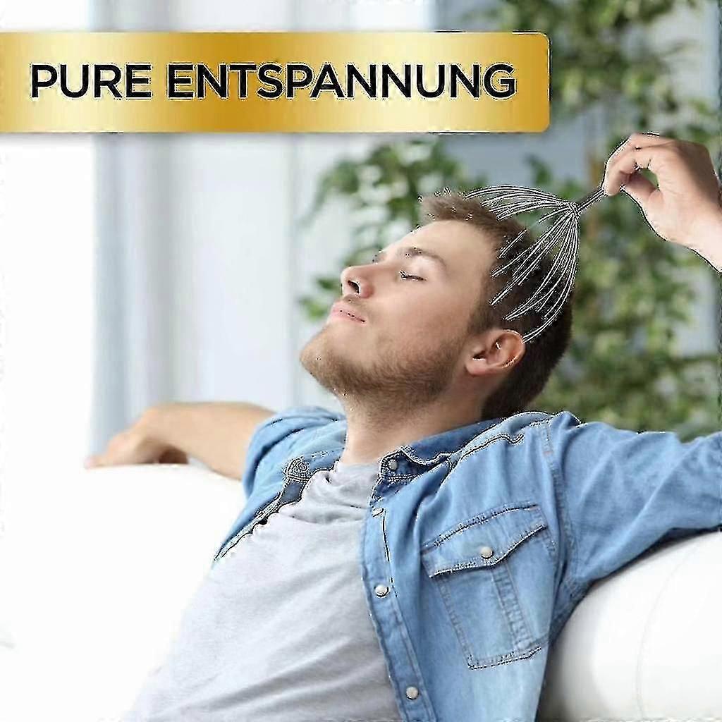 Head Massager - 20 Finger Head Crawler - Ideal Gift - Premium Head Massager
