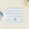 Stripes Polka Dot Coasters Portable Square Cotton Cloth Insulation Pad Soft Hanging Drink Coasters Photography Props