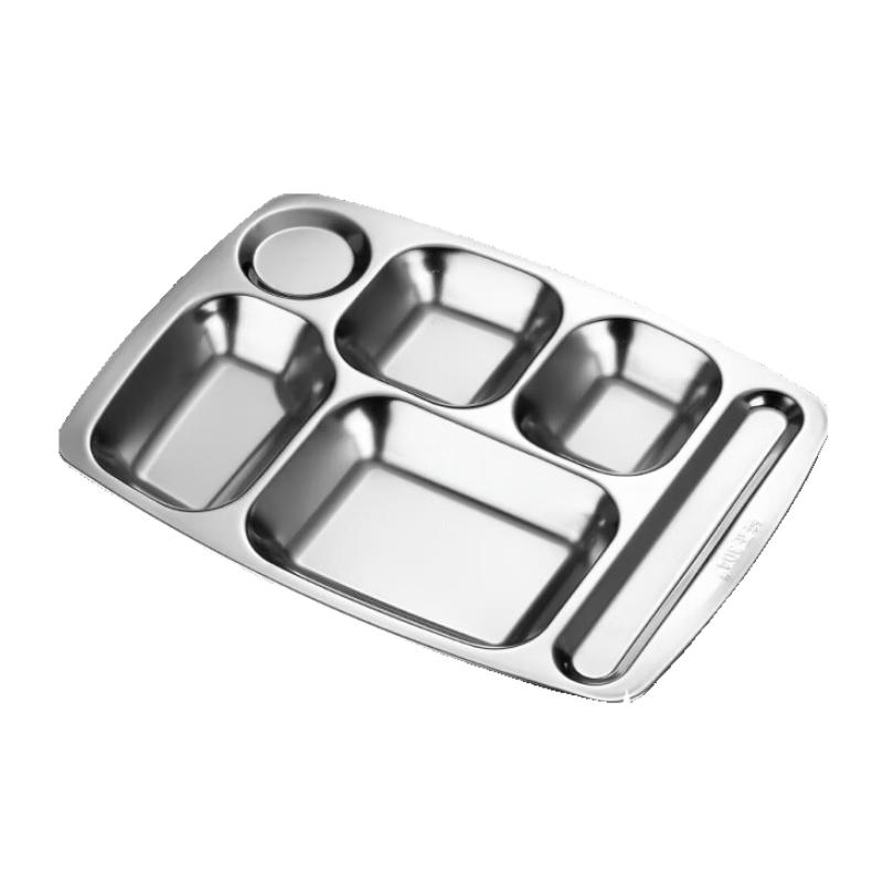 Aojian Rabbit 304 Stainless Steel Divided Meal Tray