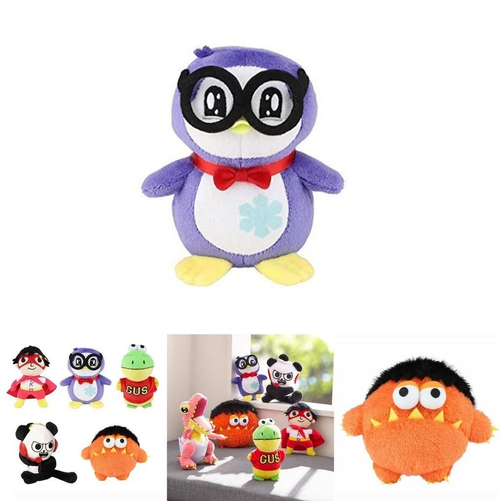 Adorável Ryans World Combo Panda 18cm Pelúcia Macia Brinquedo de Pelúcia Para Crianças Presentes