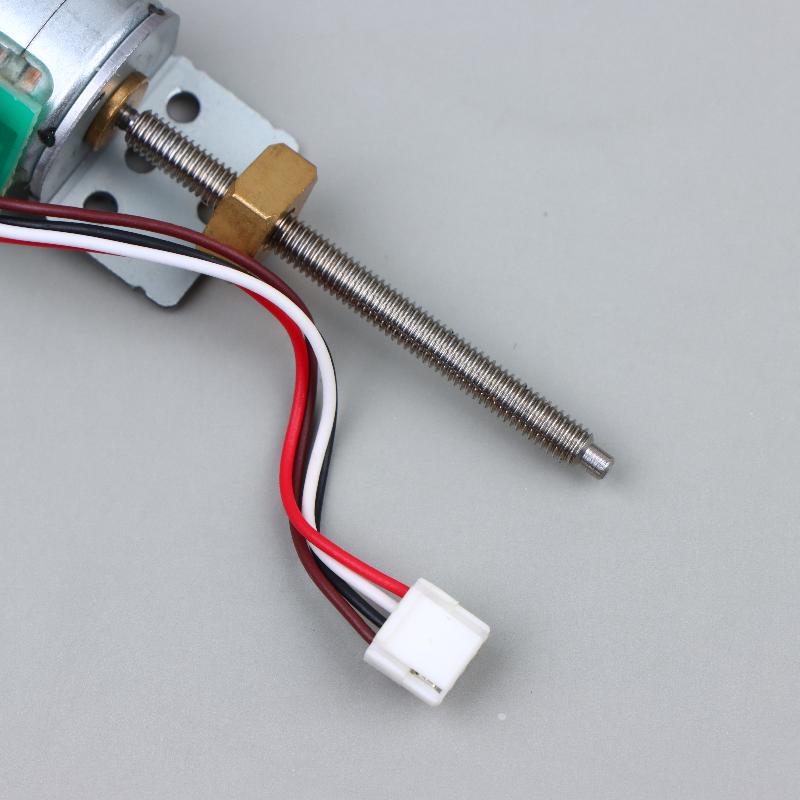 Micro 15Mm 2-Phase 4-Wire Screw Shaft Stepper Motor Copper Position Linear Actuator Screw Slider Block Nut Driver Board