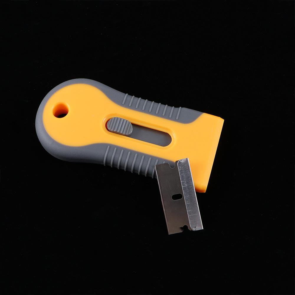 With 5pcs Replaceable Blades Cleaning Tools Spatula Glue Removing Razor Car Sticker Remover Scraper