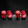 4Pcs Aluminum Car Wheel Tire Valve Caps Tyre Rim Stem Covers Airdust Waterproof For BMW M Performance Logo 1 3 5 Series X1 X3 X5 gjvc84
