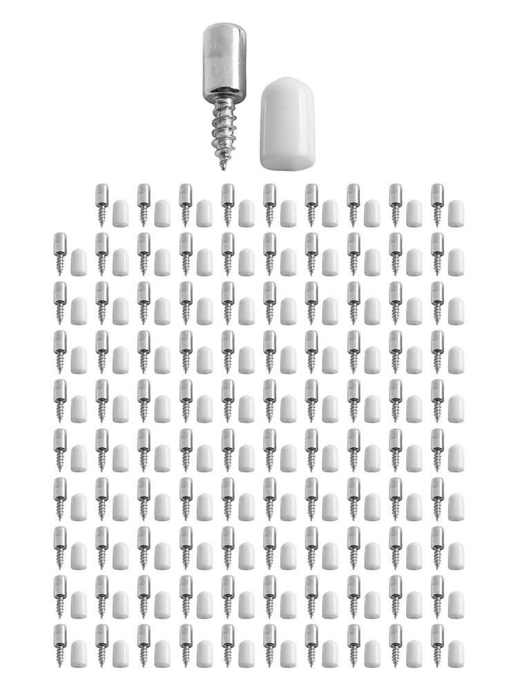 Self Tapping Screw Layer Plate Holder Wardrobe Storage Rack Screw Fixed Support For Wooden Cabinets Wardrobes Glass Laminates