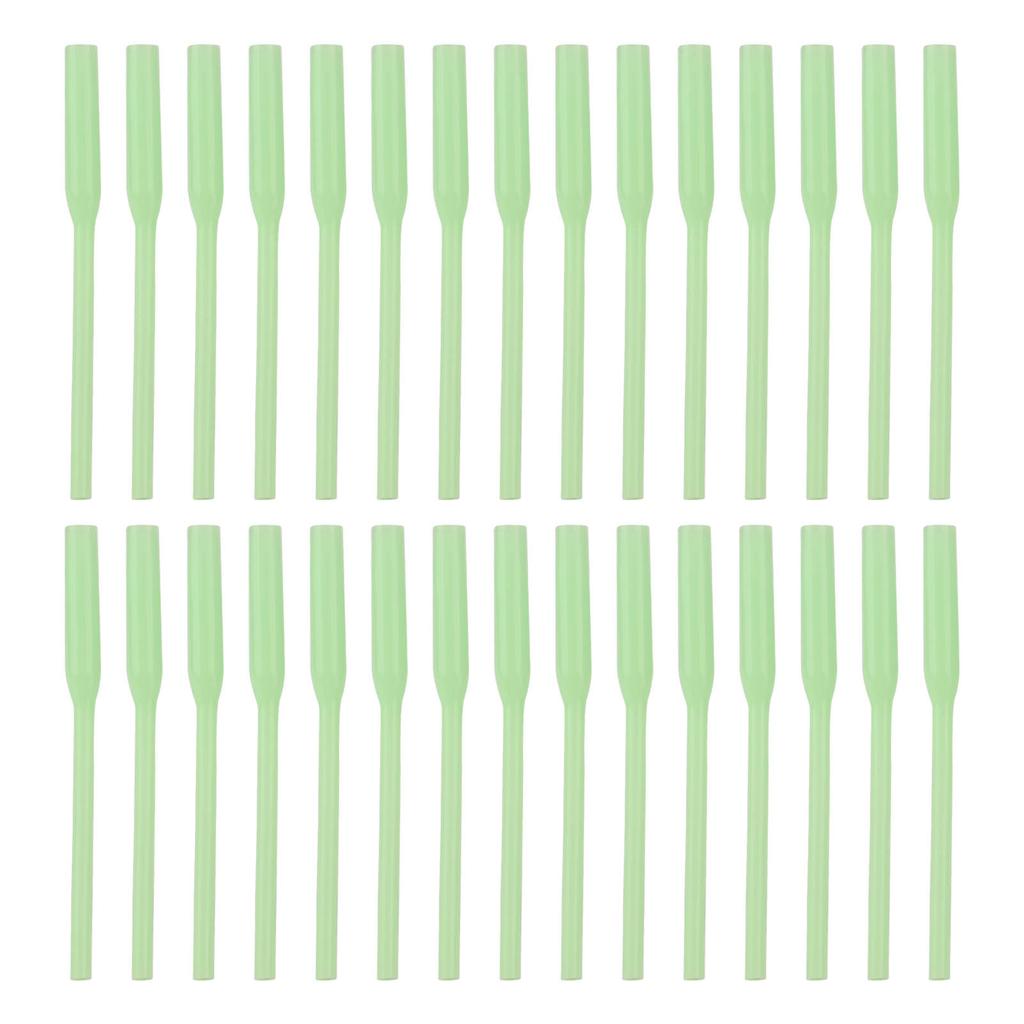 30Pcs Fishing PVC Positioner Tubes Luminous Soft Winding Preventing Portable Line Aligners Sleeve for Night Fishing