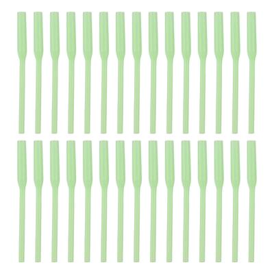 30Pcs Fishing PVC Positioner Tubes Luminous Soft Winding Preventing Portable Line Aligners Sleeve for Night Fishing