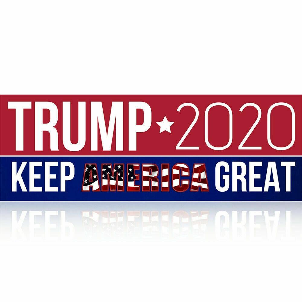 Donald 10pcs Trump Bumper Sticker 2020 Keep America Great Car Wall Stickers Set