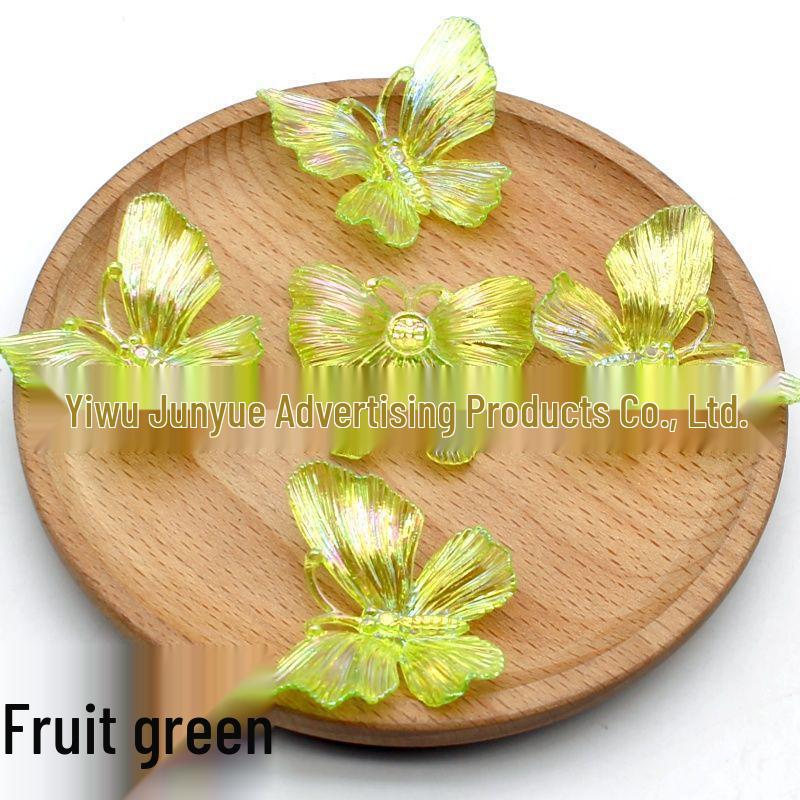 Переливающийся Акриловый Чехол-Брелок Бабочка для Телефона DIY Аксессуары Small