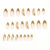 Wearable French Wave False Nail Art Stickers & Tips