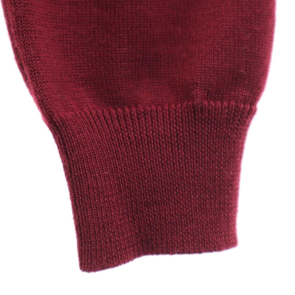 DSQUARED2 wool blend Long sleeve sweater XS Bordeaux Men's Used