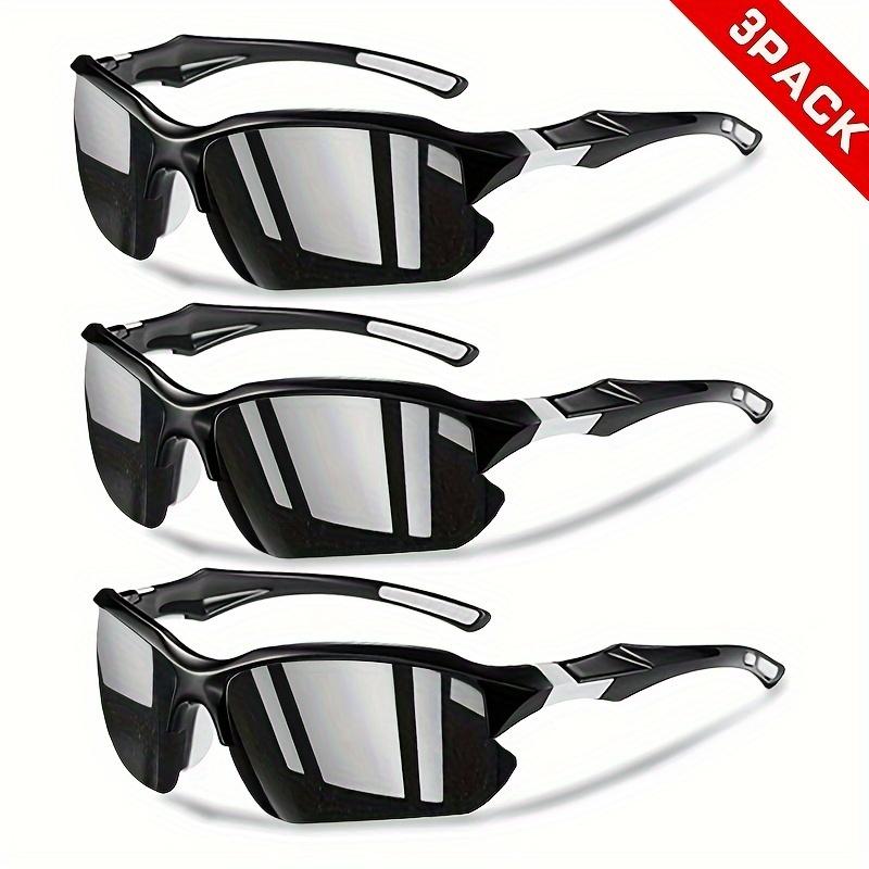 

3pcs Cycling and Running Sunglasses, Fashionable Men s Daily Glasses, Parties, Street Pography, Music Festivals