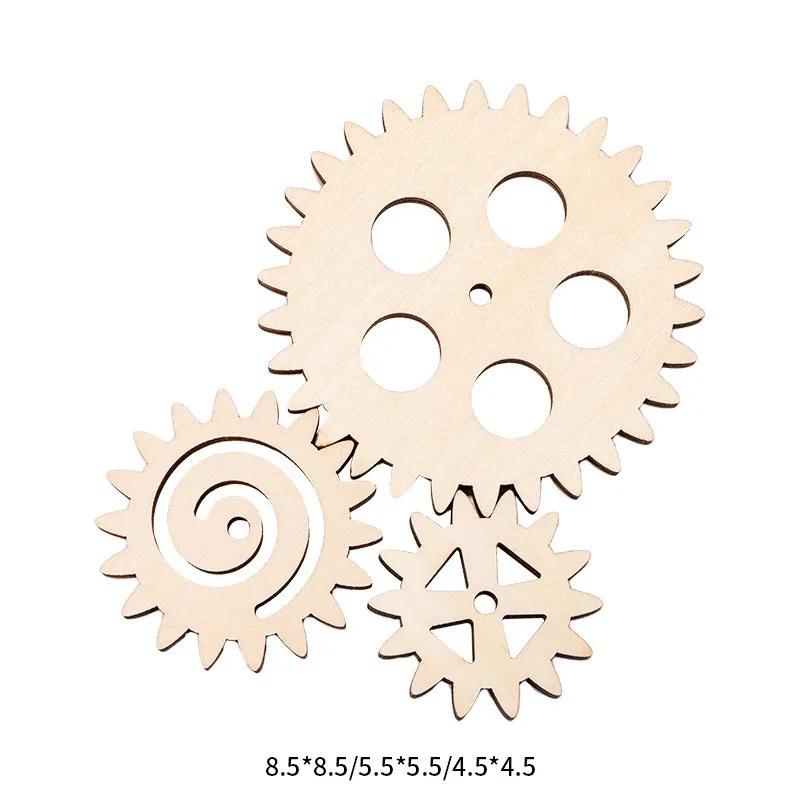 New DIY Montessori Busy Board Wooden Accessories Gear Hand Wheel Alarm Clock Animal Mirror Educational toys For Children Gifts