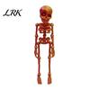 Spooky Fridge Magnet 3D Printed Skeleton Refrigerator Magnet, Poseable Figurine with Movable Joint Joints, Halloween Gothic Decoration
