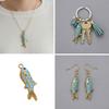 Stylish Stainless Steel Fish Charm DIY Jewelry Accessory Delicate Jewelry Findings For Crafting And Fashion Decors