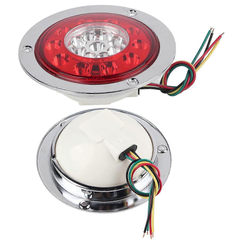 2026 1 Pair 12V/24V 19LED Side Lights Tail Light Lamp for Car Trailer Truck Caravan