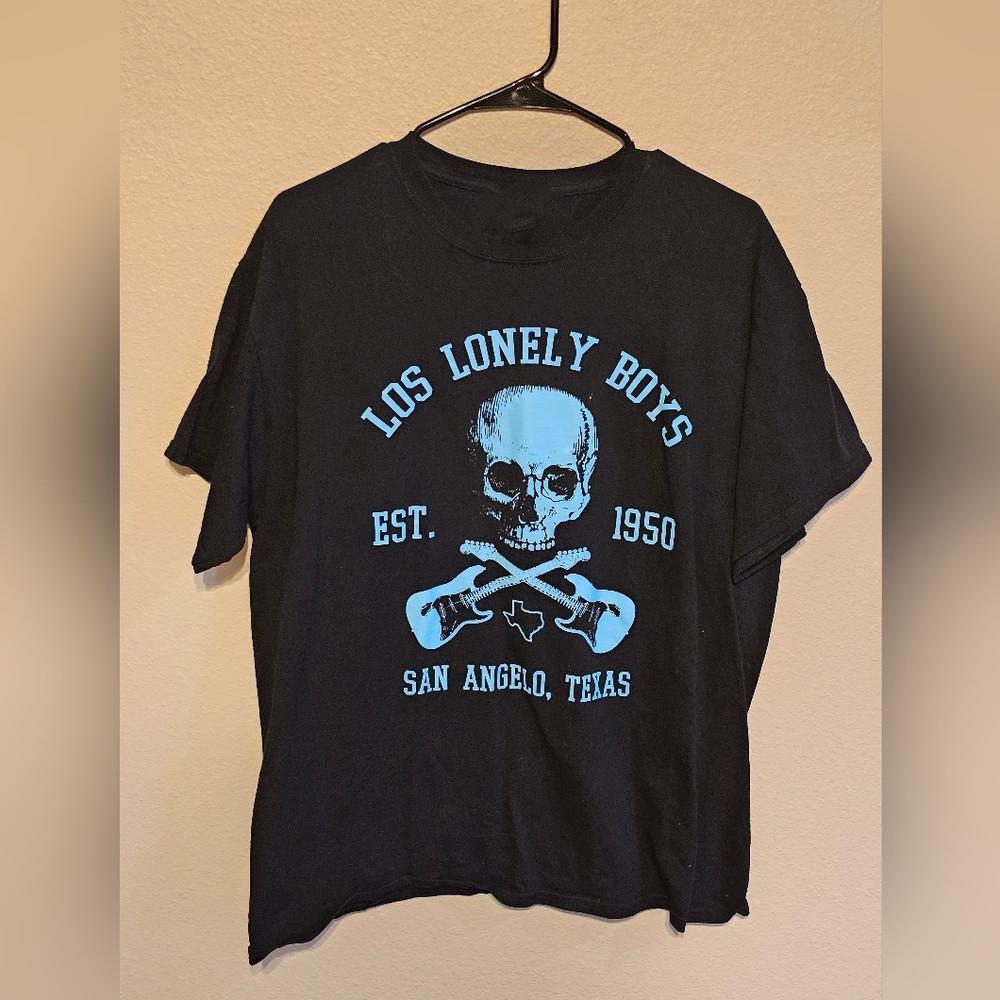 VTG Los Lonely Boys Band Texas Tour Cotton Black All Size T Shirt US223 XL