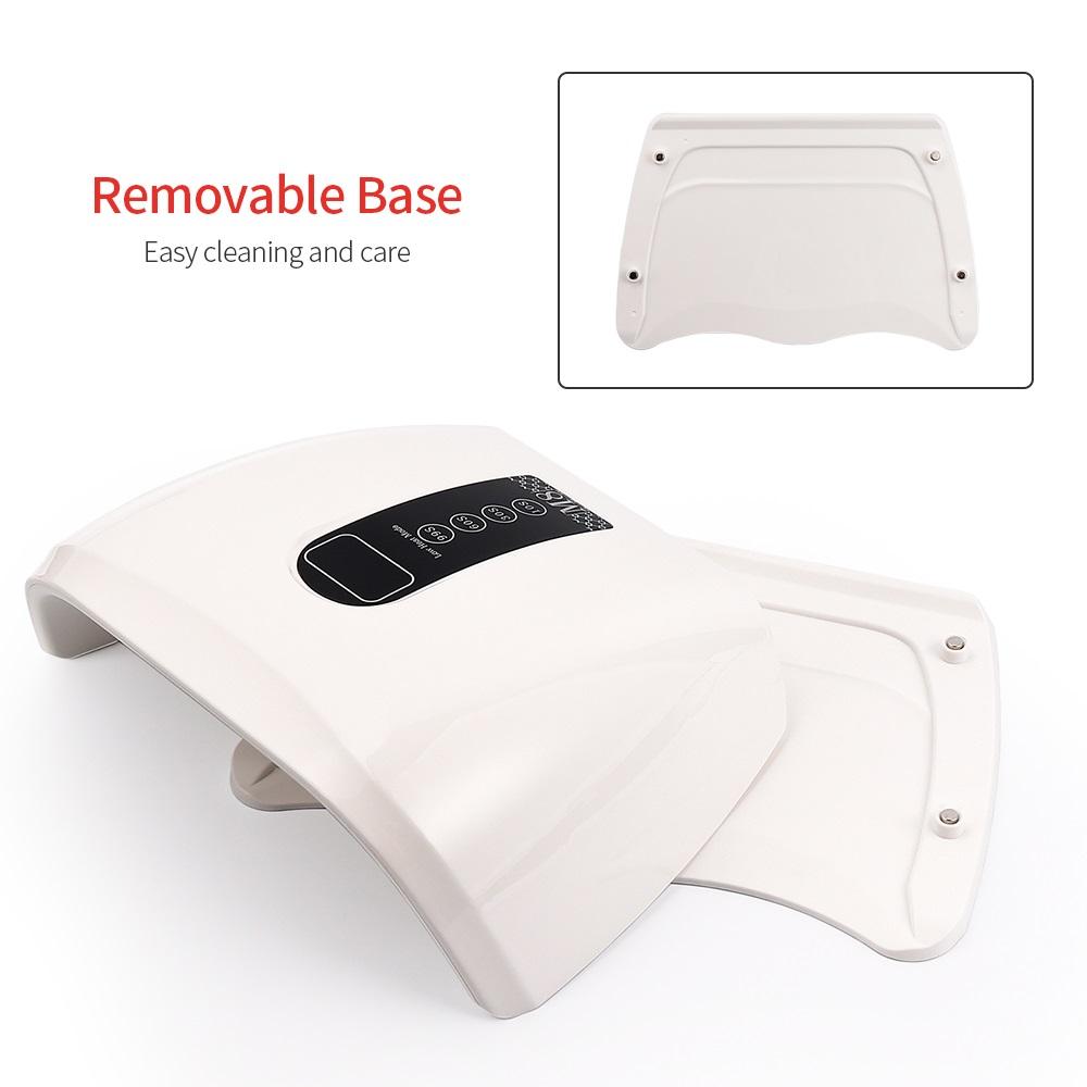 96W 48LED Lights Nail Dryer Red Light Fast Drying LED Nail Lamp Tow Hand Big Lamp Gel Polish Dryer Timer Smart Nail Art Tools