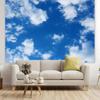 Blue Sky White Cloud Background Natural Landscape Home Party Decoration Backdrop Portrait Photography Banner Baby Shower Props