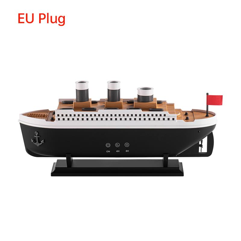 Aroma Humidifier Essential Oil Diffuser Cruise Ship Model Air Humidifier Home Jellyfish Fragrance Diffuser with Remote Control