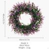 Lavender Wreaths Garland for Front Door,Easy To Clean Spring 16 Inch Outdoor Porch
