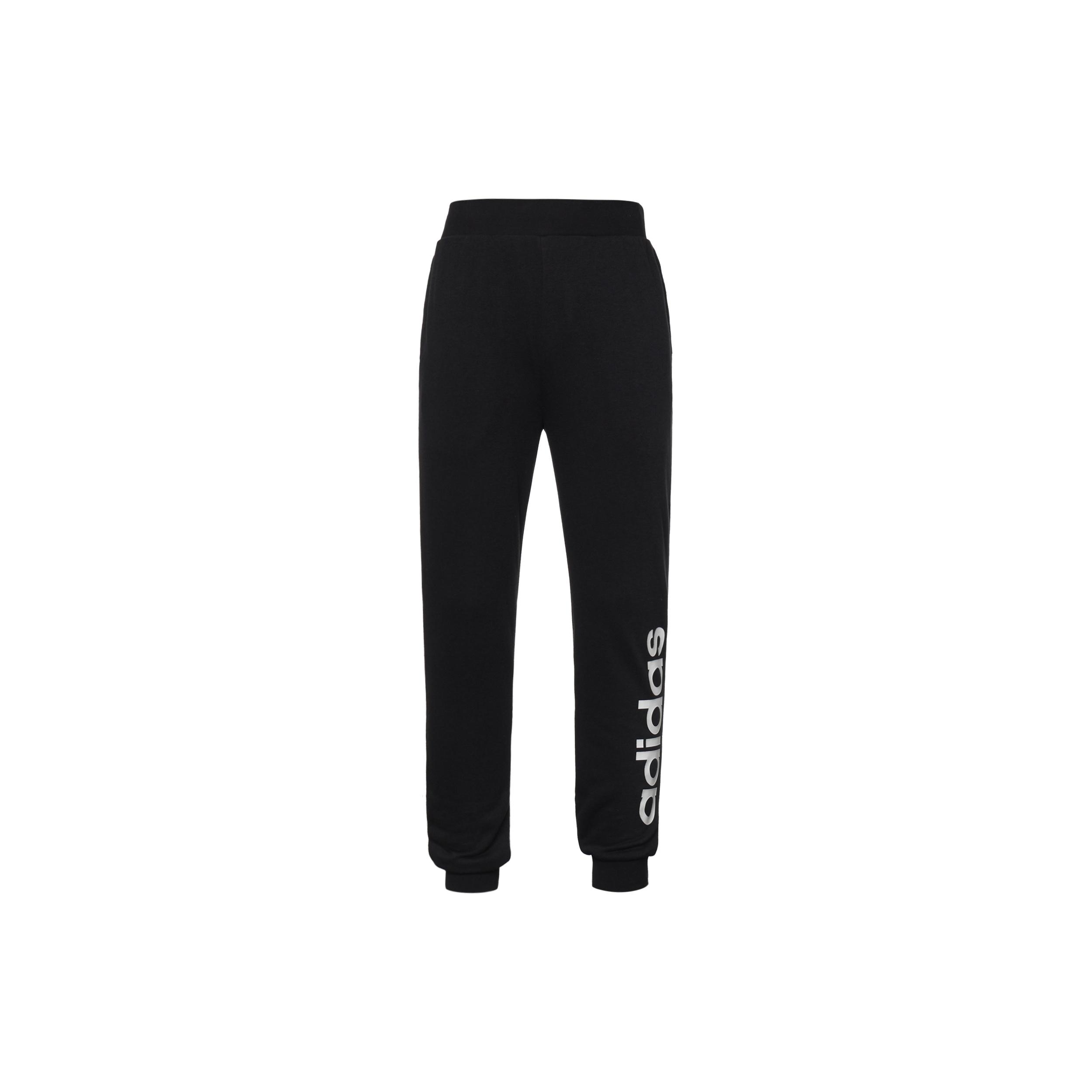 Men s adidas neo Ce Logo Tp Athletics Printing Knit Bundle Feet Sports Pants/Trousers/Joggers Autumn Black H14182 S