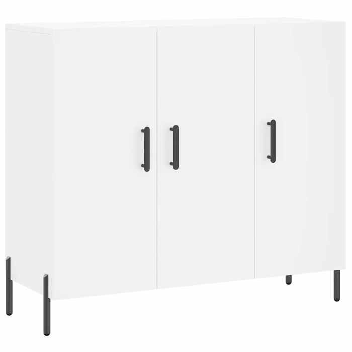 Maison Exclusive - Buffet blanc 90x34x80 cm bois d'ingénierie