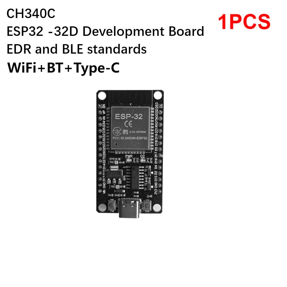 

ESP32 Плата розробки TYPE-C/ Micro USB WiFi+Bluetooth/WIFI Наднизьке енергоспоживання SPI Flash 32 Мбіт Бездротовий модуль