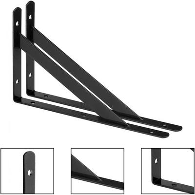 New L-type Floating Shelf Iron Metal Wall Mount Triangle Shelf Joint Angle Heavy Duty Wall Shelf Shelving Home Bookshelf