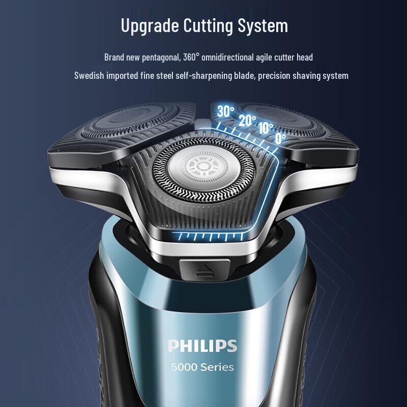 Philips Series 5000 Smart Sensor Wet & Dry Electric Shaver CN Plug (adapter Included)