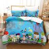Childhood Memories Nigel Uno KND Retro Cartoon Duvet Cover Set 3PCS Bedding With 2 Pillowcases Nostalgic Text Art Home Decor
