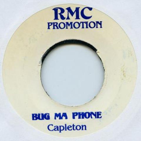 

7inch Record CAPLETON - Bug Ma Phone RMC 2002 Jamaica Reggae, Ska & Dub