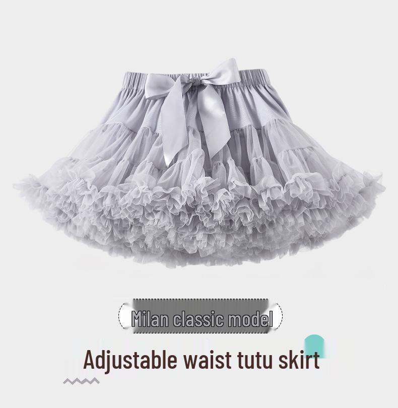 Children's Princess Mesh Tutu Dress - Soft, Puffy, Breathable Skirt for Girls