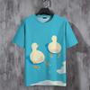 Funny Duck Pattern T Shirt For Men Cute Animal 3D Printed Tees Summer Casual Street O-Neck Tops Short Sleeve Loose T-Shirts