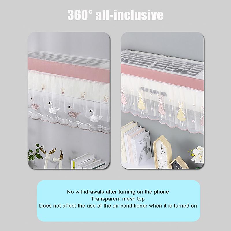 Air Conditioner Dust Cover Anti-Dust Wall Mounted Protector Air Conditioning Covers Washable Home Textil Protective Bags