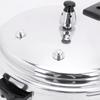 Aluminum Pressure Cooker with Steaming Plate Small Pressure Cooker Household Stovetop Pressure Canner for Gas & Induction Stove