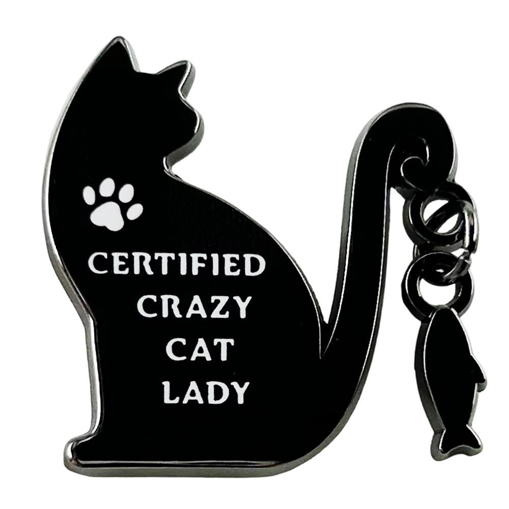 Cartoon Enamel Pendant Brooch: Inspirational Lapel Pin Badge