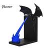 Display Cabinet Ornaments Dragon Flame Book Nook Decor, 3D Printed Fire-Breathing Figurine, Glow In Heavy Duty Support The Dark Ornament, Fantasy