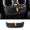 Rear Air Lower Outlet Vent Cover Trim For 2016-19 Mercedes-Benz GLC Carbon Fiber