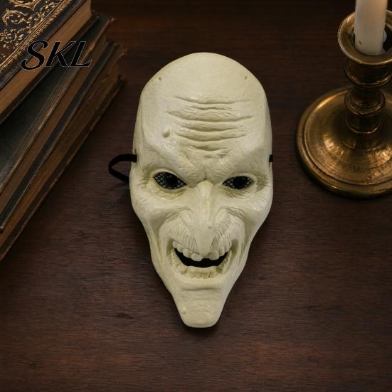Durable Masque for Halloween Events Scary Adults, Creepy Full Face Realistic Atmosphere Prop Masque, Masquerade Cosplay Costume or Party Accessory