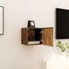 VidaXL Wall-mounted TV Cabinet Smoked Oak 30.5x30x30 Cm 815135