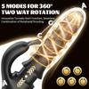 KUSHOR Thrusting G Spot Rabbit Vibrator Clitoral Stimulator 360° Swirl Up Down Thrust 5 Swirling Modes Adults Sex Toys for Women