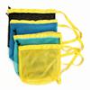 Portable Drawstring Beach Bag Large Capacity Swim Toy Storage Bag Mesh Beach Bag  Beach Activities