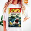 Shark Theme Tshirt Film Surrounding Tshirt Summer New Gm Cotton Unisex and Women Leisure Fashion Tshirt Restoring Ancient Ways
