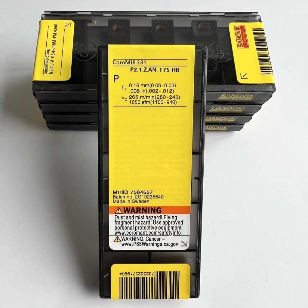 Original Sandvik / N331.1A-084508M-PM 4340  / CNC lathe carbide blade 10 PCS