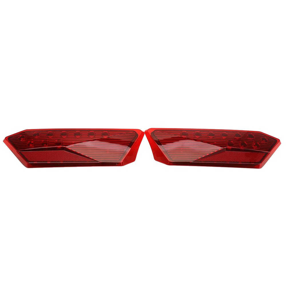For RZR S 900 RZR XP  4 Turbo EPS Dynamix Edition 2018 12V LED Rear Tail Light Car Accessories Left & Right Smoke Polycarbonate
