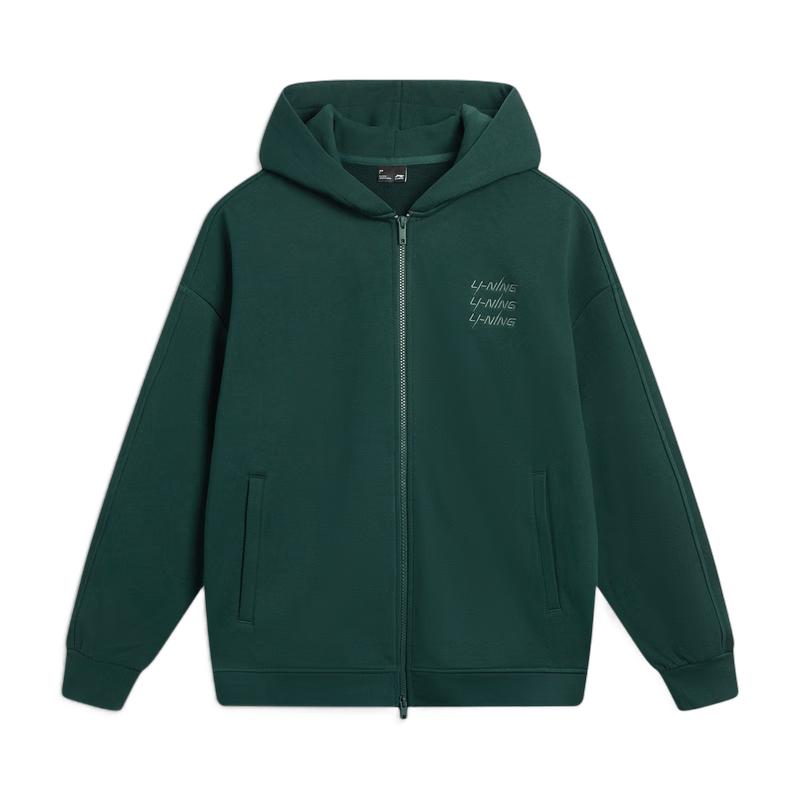 Li-Ning Unisex Zip-Up Hooded Sweatshirt